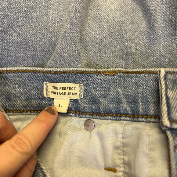 Madewell The Perfect Vintage Jeans in Coffey Wash, size 31. - Picture 10 of 11